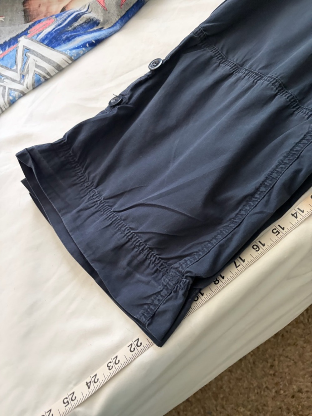 Vintage Route 66 Original Clothing Company Navy Blue Capri  Size 14